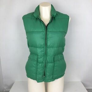 Vintage FROSTLINE Down Puffer Vest Colorado Kelly Green Women’s Size S Gorpcore